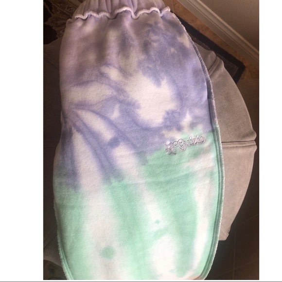 DANIELLE GUIZIO TIE DYE FLORAL LOGO SWEATPANTS - Picture 3 of 3